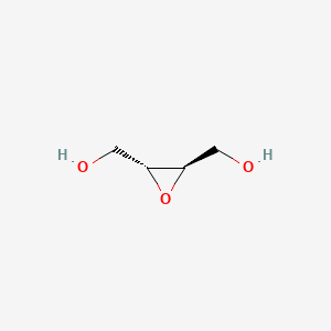 molecular formula C4H8O3 B1203422 2,3-Anhydro-DL-threitol CAS No. 63621-92-1