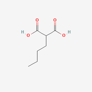 molecular formula C7H12O4 B1203428 丁基丙二酸 CAS No. 534-59-8