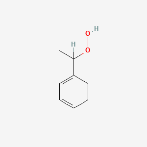 B1203435 1-Phenylethyl hydroperoxide CAS No. 3071-32-7
