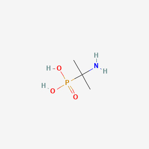 molecular formula C3H10NO3P B1203437 (2-氨基丙烷-2-基)膦酸 CAS No. 5035-79-0
