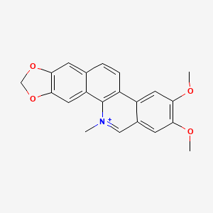 molecular formula C21H18NO4+ B1203446 Nitidine CAS No. 6872-57-7