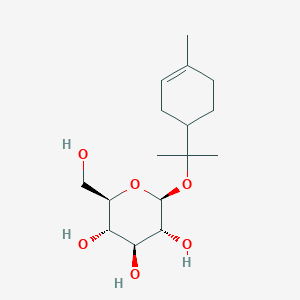 molecular formula C16H28O6 B1203465 Terpineol-O-glucopyranoside CAS No. 39015-85-5