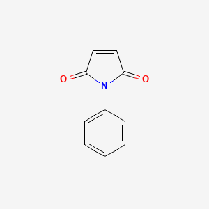 molecular formula C10H7NO2 B1203476 N-苯基马来酰亚胺 CAS No. 941-69-5