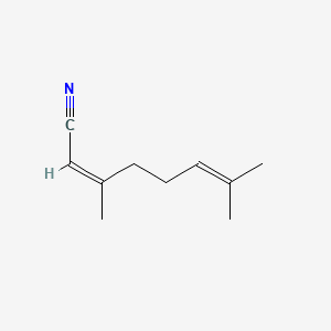 molecular formula C10H15N B1203477 (2Z)-3,7-dimethylocta-2,6-dienenitrile CAS No. 31983-27-4