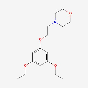 molecular formula C16H25NO4 B1203482 Floredil CAS No. 53731-36-5