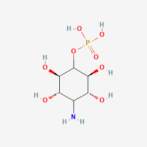 molecular formula C6H14NO8P B1203484 1-Amino-1-deoxy-scyllo-inositol 4-phosphate 