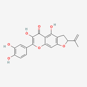 molecular formula C20H16O7 B1203498 维洛槲皮素 CAS No. 139955-63-8