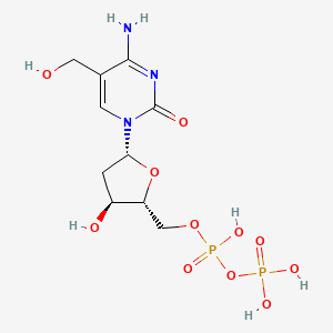 B1203502 2'-Deoxy-5-hydroxymethylcytidine-5'-diphosphate CAS No. 94714-46-2