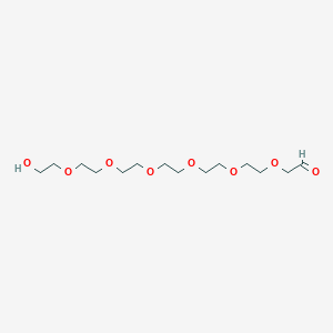 molecular formula C14H28O8 B1203505 O-乙酰醛基-六亚乙二醇 
