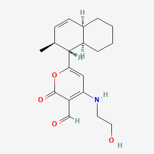 molecular formula C19H25NO4 B1203519 茄皮酮C CAS No. 88899-59-6