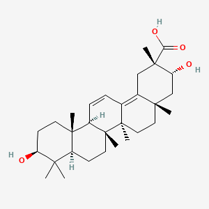 molecular formula C30H46O4 B1203537 Macedonic acid CAS No. 26553-68-4