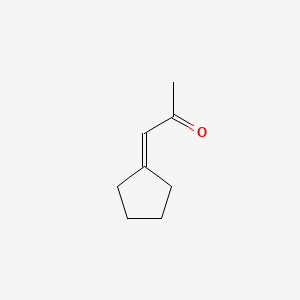 molecular formula C8H12O B12035402 1-Cyclopentylidenepropan-2-one 