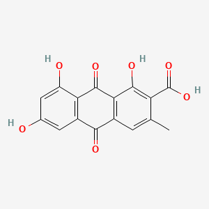 molecular formula C16H10O7 B1203551 内毒红素 CAS No. 481-70-9