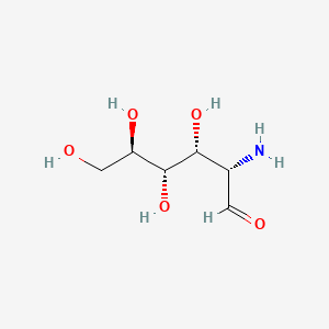 molecular formula C6H13NO5 B1203570 2-氨基-2-脱氧甘露糖 CAS No. 2636-92-2