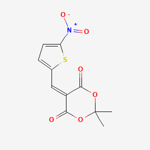 2,2-Dimethyl-5-[(5-nitrothiophen-2-yl)methylidene]-1,3-dioxane-4,6-dione