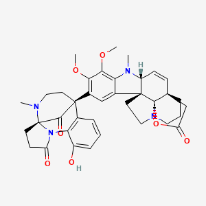 molecular formula C37H40N4O7 B1203588 哈普乐汀 CAS No. 16625-20-0