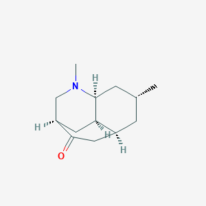 molecular formula C13H21NO B1203590 亮叶碱 