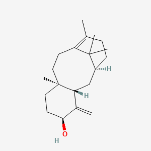 molecular formula C20H32O B1203595 Taxa-4(20),11-dien-5alpha-ol CAS No. 178888-02-3