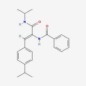 N-(1-((Isopropylamino)carbonyl)-2-(4-isopropylphenyl)vinyl)benzamide