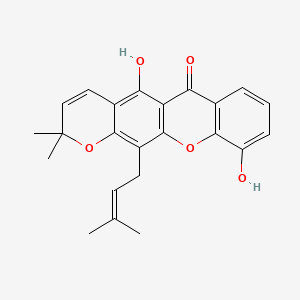 molecular formula C23H22O5 B1203607 梯形叶黄酮 CAS No. 50816-23-4
