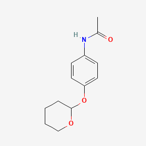 B1203613 2-(4-Acetaminophenoxy)tetrahydropyran CAS No. 51453-65-7