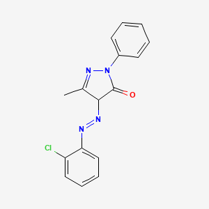 4-[(2-Chlorophenyl)azo]-2,4-dihydro-5-methyl-2-phenyl-3H-pyrazol-3-one