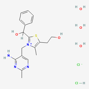 B1203618 2-(alpha-Hydroxybenzyl)thiamine chloride CAS No. 62324-27-0