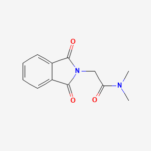B1203624 2H-Isoindole-2-acetamide, 1,3-dihydro-N,N-dimethyl-1,3-dioxo- CAS No. 13648-32-3