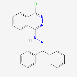 Diphenylmethanone (4-chloro-1-phthalazinyl)hydrazone