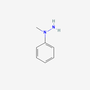 molecular formula C7H10N2 B1203642 1-甲基-1-苯肼 CAS No. 618-40-6