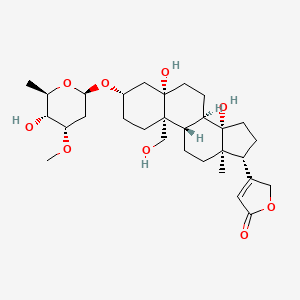 molecular formula C30H46O9 B1203643 西马醇 CAS No. 465-84-9
