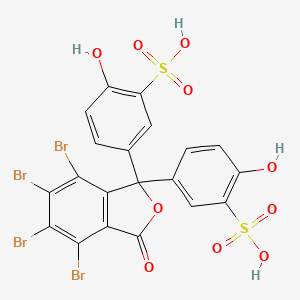 molecular formula C20H10Br4O10S2 B1203653 Sulfobromophthalein CAS No. 297-83-6