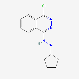 Cyclopentanone (4-chloro-1-phthalazinyl)hydrazone