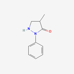 4-Methyl-2-phenylpyrazolidin-3-one