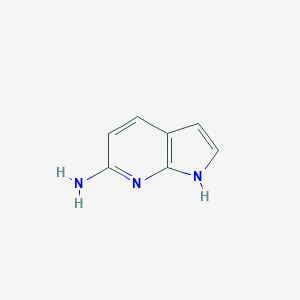 molecular formula C7H7N3 B120366 1H-吡咯并[2,3-b]吡啶-6-胺 CAS No. 145901-11-7