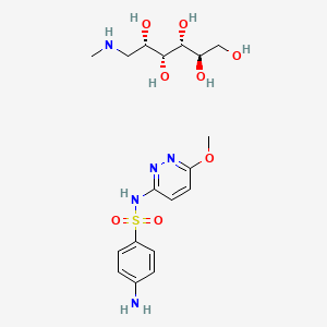 molecular formula C18H29N5O8S B1203664 美格鲁米磺 CAS No. 56782-29-7