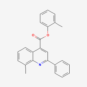 2-Methylphenyl 8-methyl-2-phenyl-4-quinolinecarboxylate