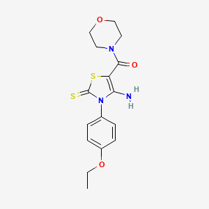 4-Amino-3-(4-ethoxyphenyl)-5-(4-morpholinylcarbonyl)-1,3-thiazole-2(3H)-thione