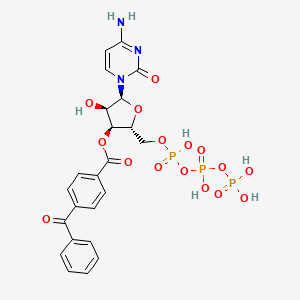 3'-O-(4-Benzoyl)benzoylcytidine 5'-triphosphate