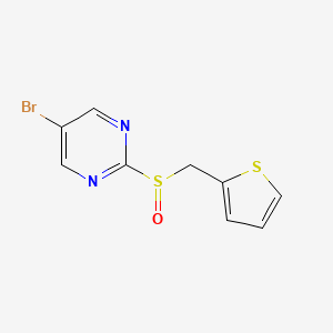 B1203714 5-Bromo-2-((2-thienylmethyl)sulfinyl)pyrimidine CAS No. 79685-11-3