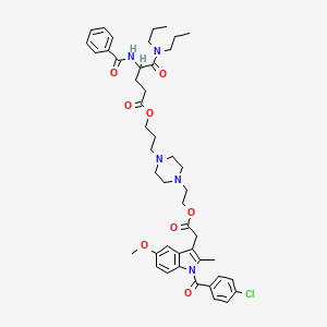 molecular formula C46H58ClN5O8 B1203747 普鲁卡因 CAS No. 57132-53-3
