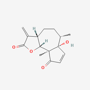 molecular formula C15H18O4 B1203750 海门烯 CAS No. 20555-04-8