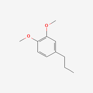 molecular formula C11H16O2 B1203786 1,2-二甲氧基-4-丙基苯 CAS No. 5888-52-8