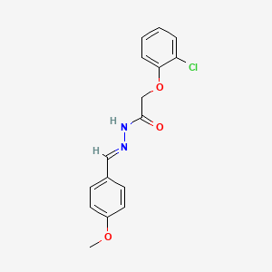 2-(2-Chlorophenoxy)-N'-(4-methoxybenzylidene)acetohydrazide