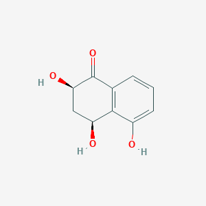 molecular formula C10H10O4 B1203809 (2R,4S)-2,4,5-trihydroxy-3,4-dihydro-2H-naphthalen-1-one 