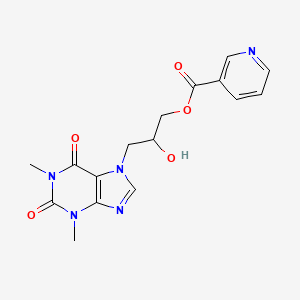 B1203811 Dyphylline nicotinate CAS No. 80181-40-4