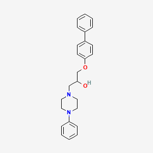 1-(Biphenyl-4-yloxy)-3-(4-phenylpiperazin-1-yl)propan-2-ol