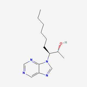 B1203813 9-(2-Hydroxy-3-nonyl)purine CAS No. 81129-36-4