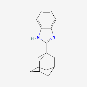 molecular formula C17H20N2 B1203825 2-(1-Adamantyl)-1H-Benzimidazol CAS No. 23280-73-1