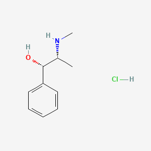 B1203835 2-Methylamino-1-phenylpropan-2-ol hydrochloride CAS No. 134-71-4